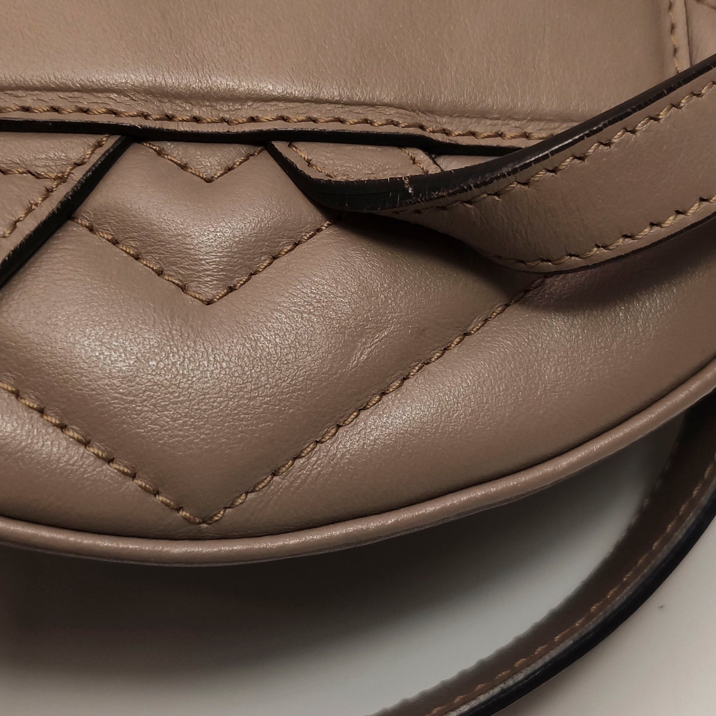 Gucci - GG Marmont - Leather - Beige - (mini)