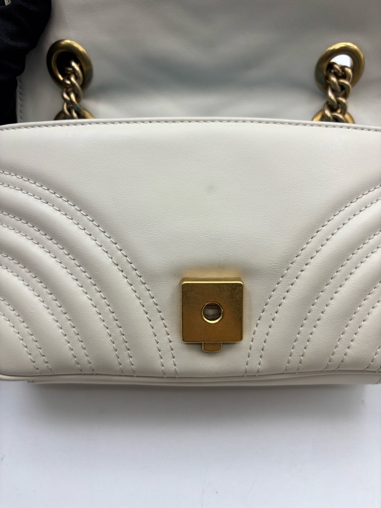Gucci - GG Marmont - Leather - Beige - (mini)