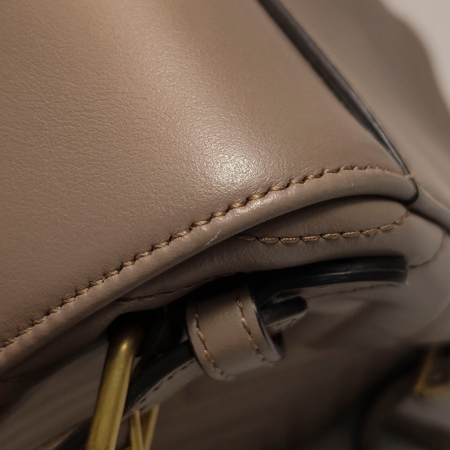 Gucci - GG Marmont - Leather - Beige - (mini)