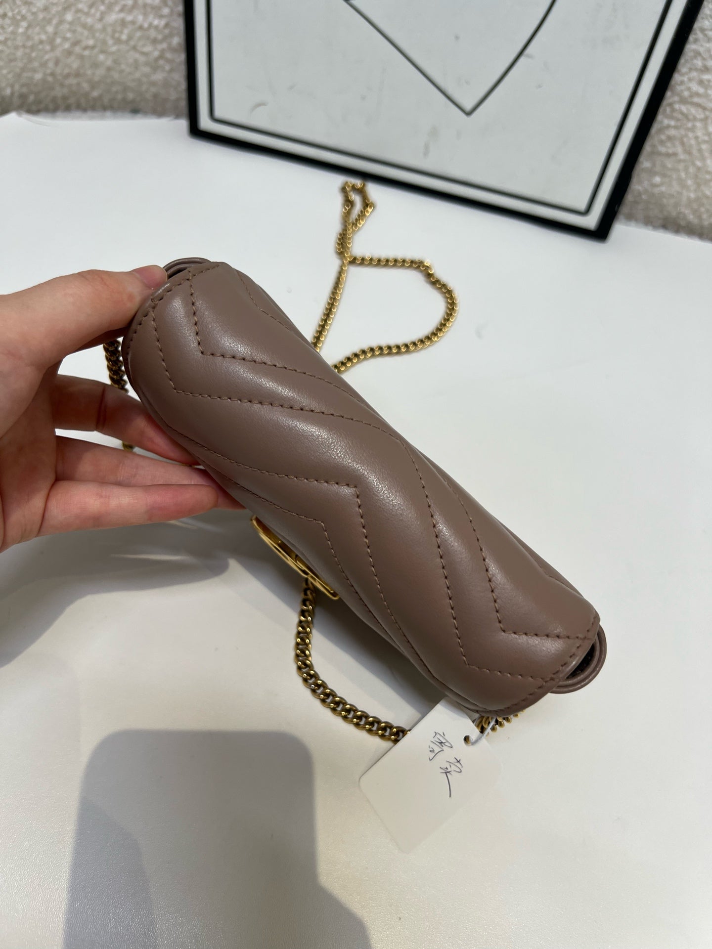 Gucci - GG Marmont - Leather - Beige - (mini)