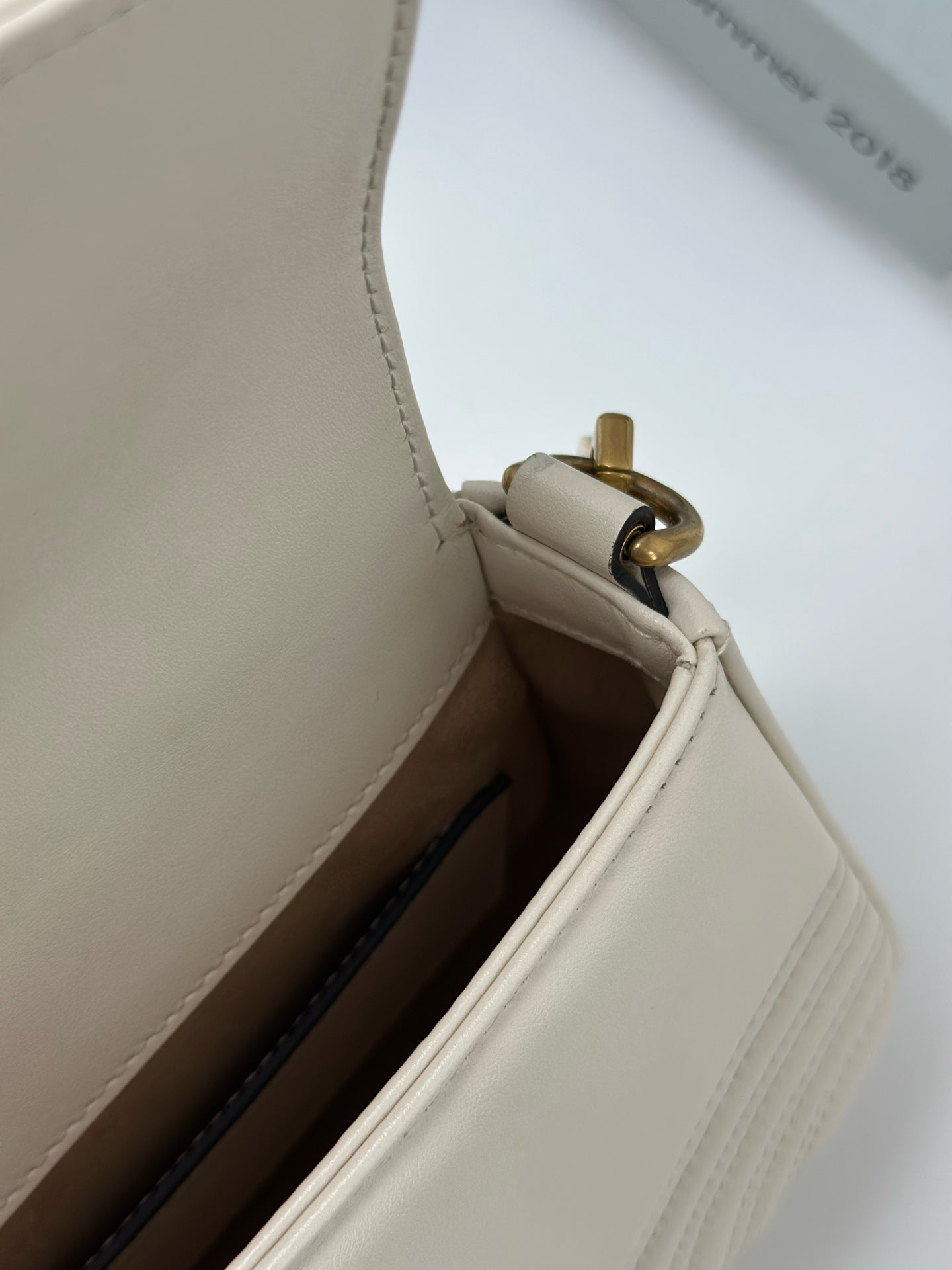 Gucci - GG Marmont - Leather - Beige - (mini)