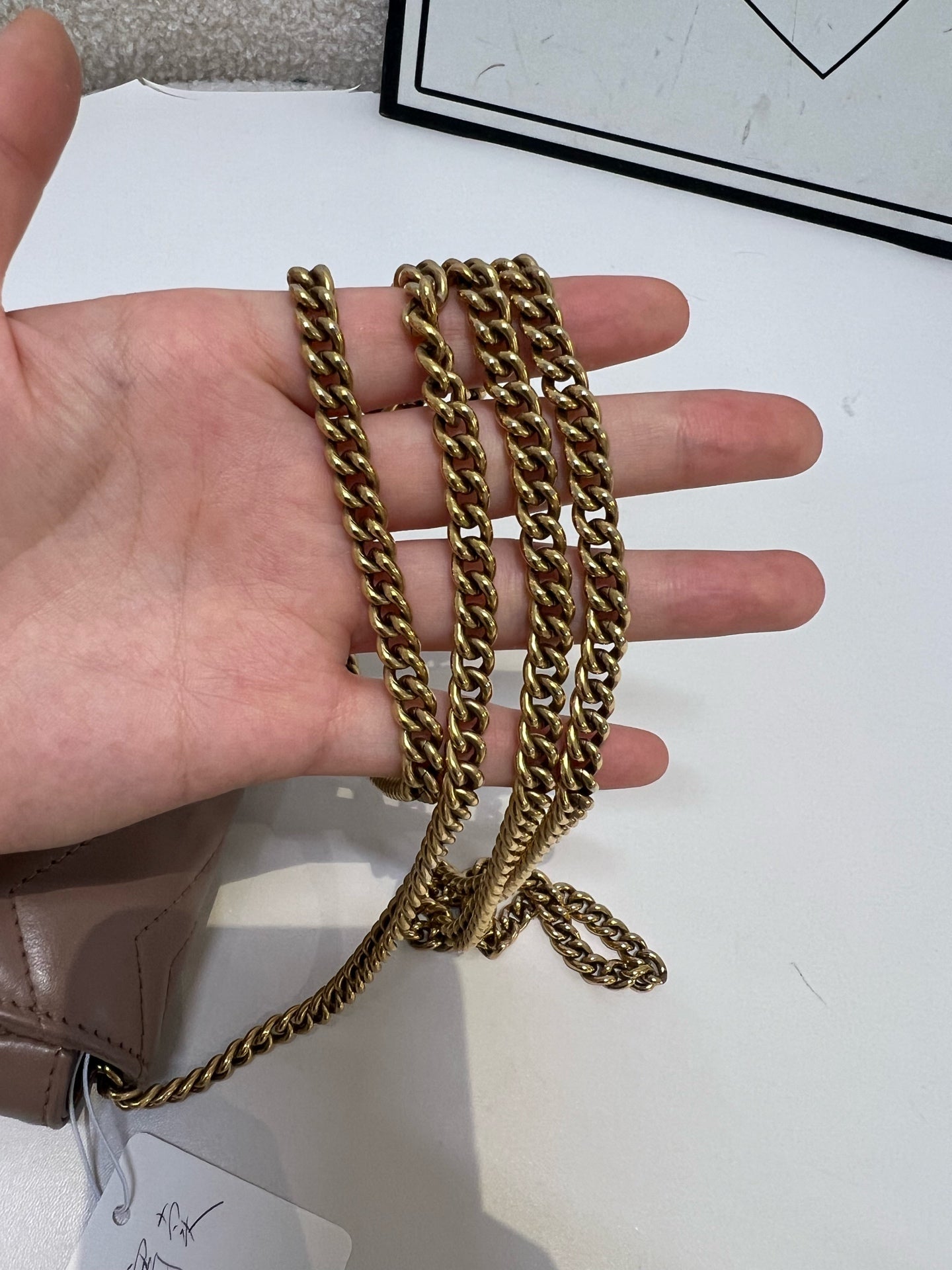 Gucci - GG Marmont - Leather - Beige - (mini)