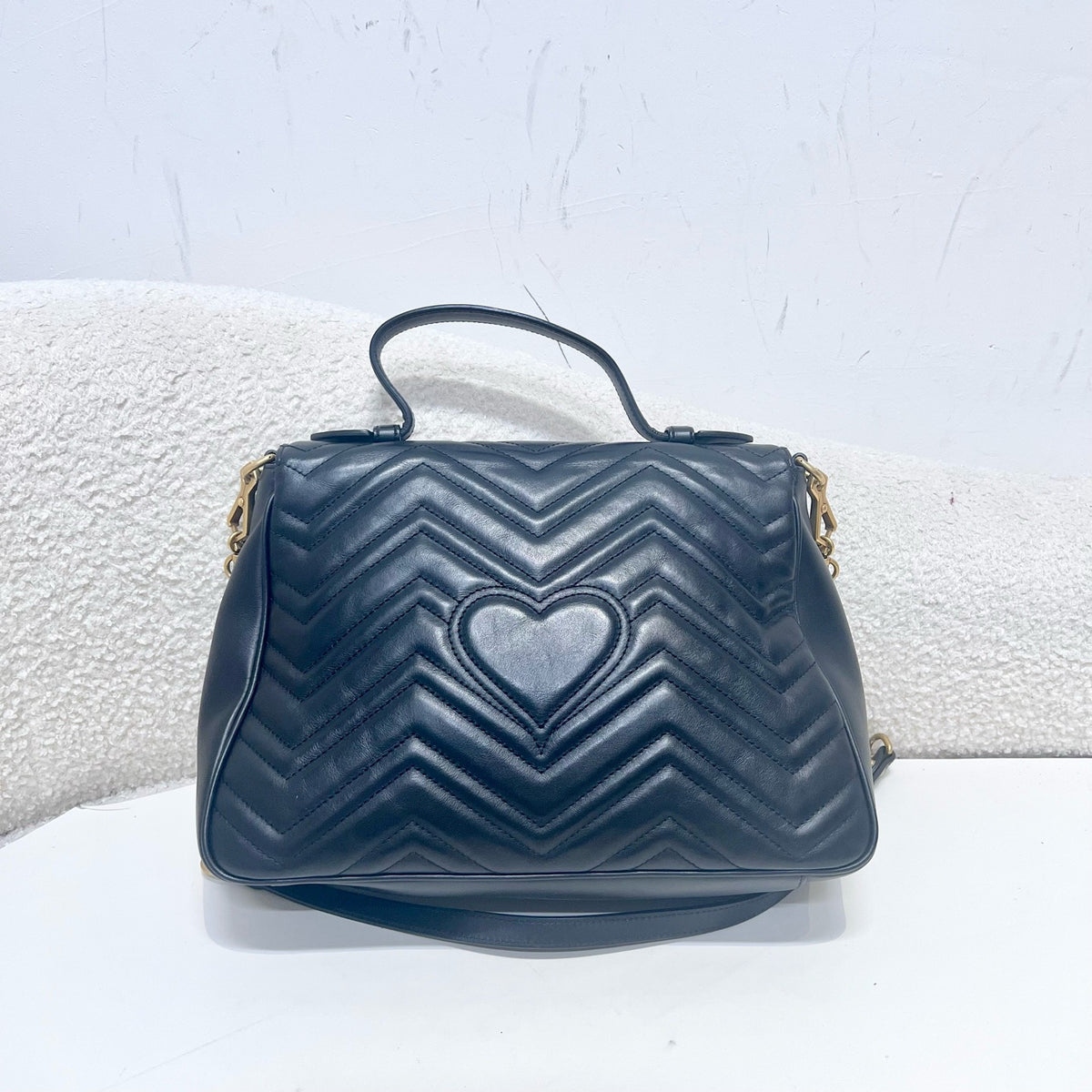 Gucci - GG Marmont - Leather - Black