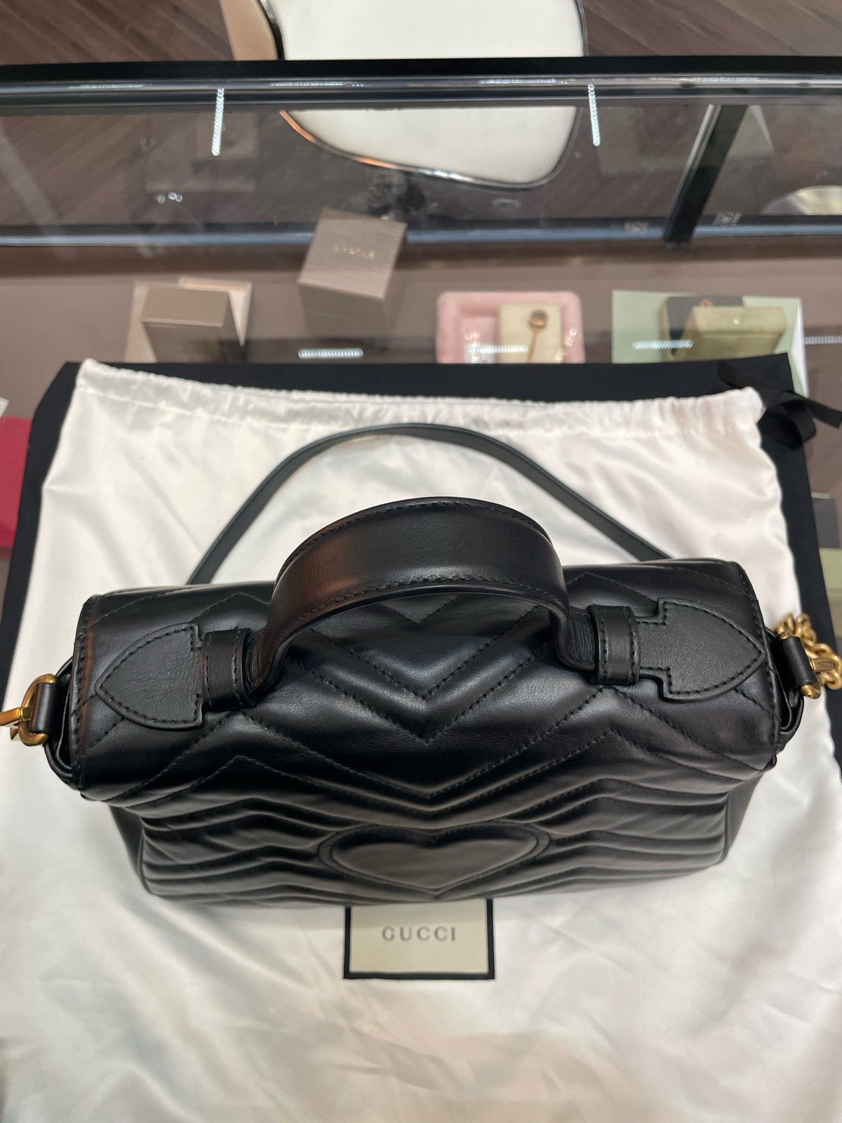 Gucci - GG Marmont - Leather - Black