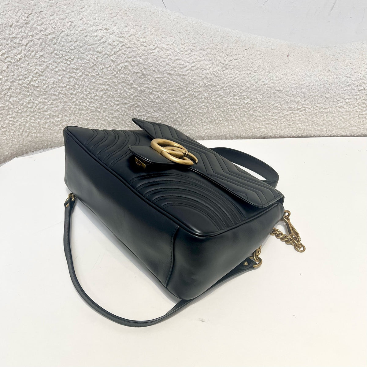 Gucci - GG Marmont - Leather - Black