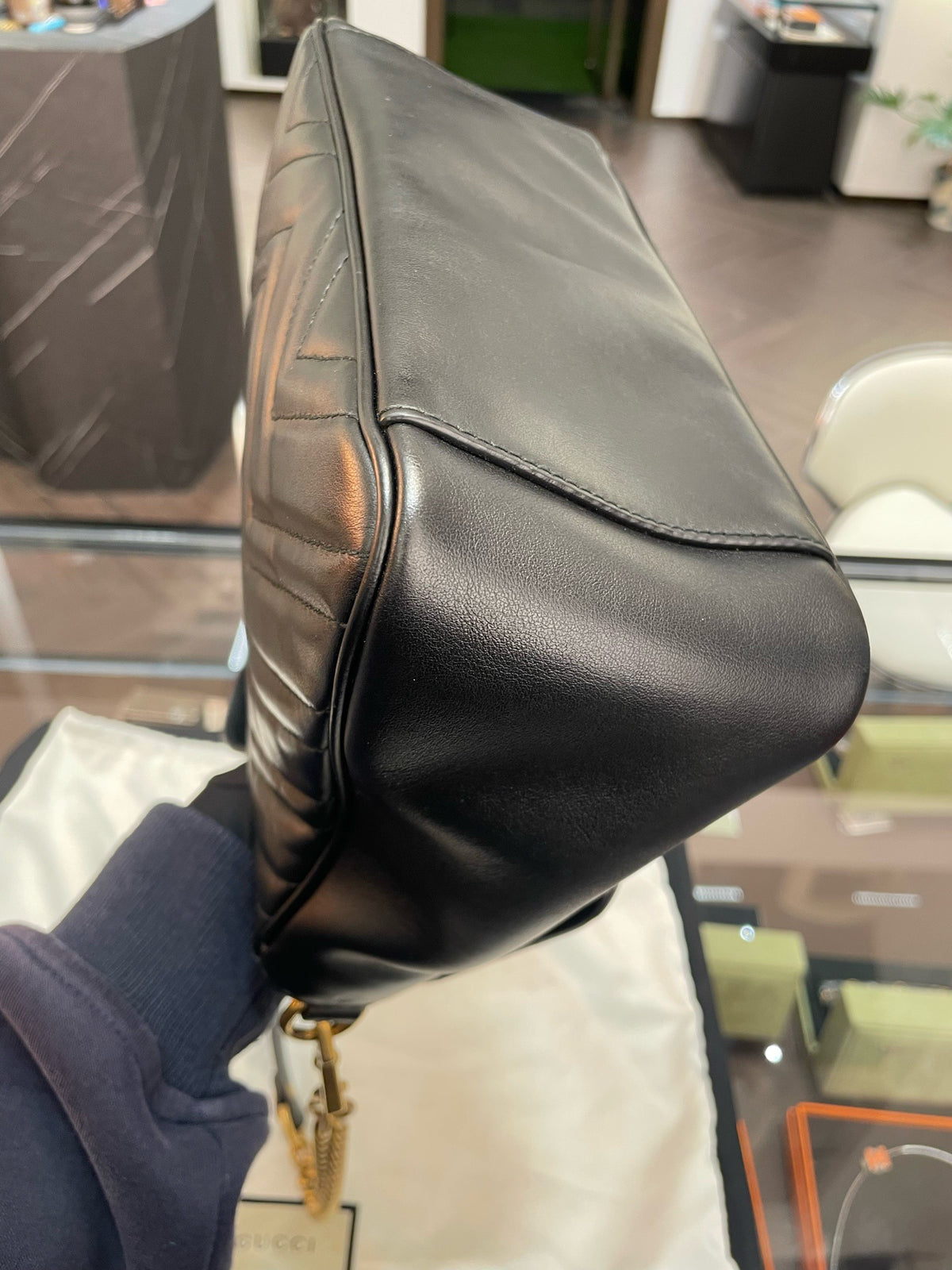 Gucci - GG Marmont - Leather - Black