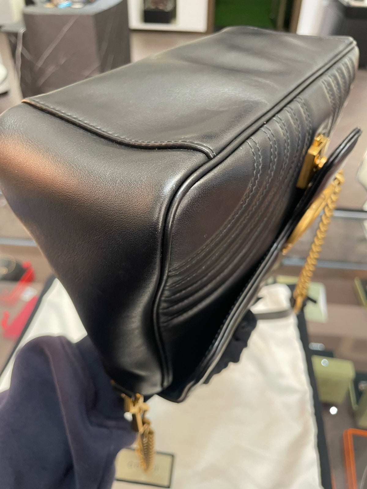 Gucci - GG Marmont - Leather - Black