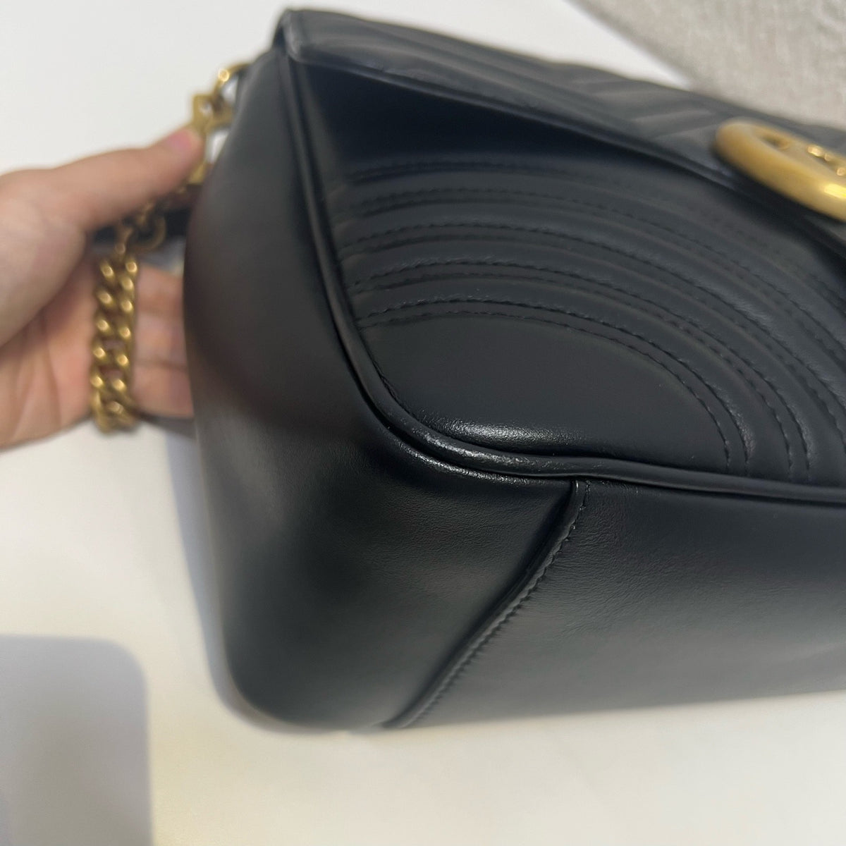 Gucci - GG Marmont - Leather - Black