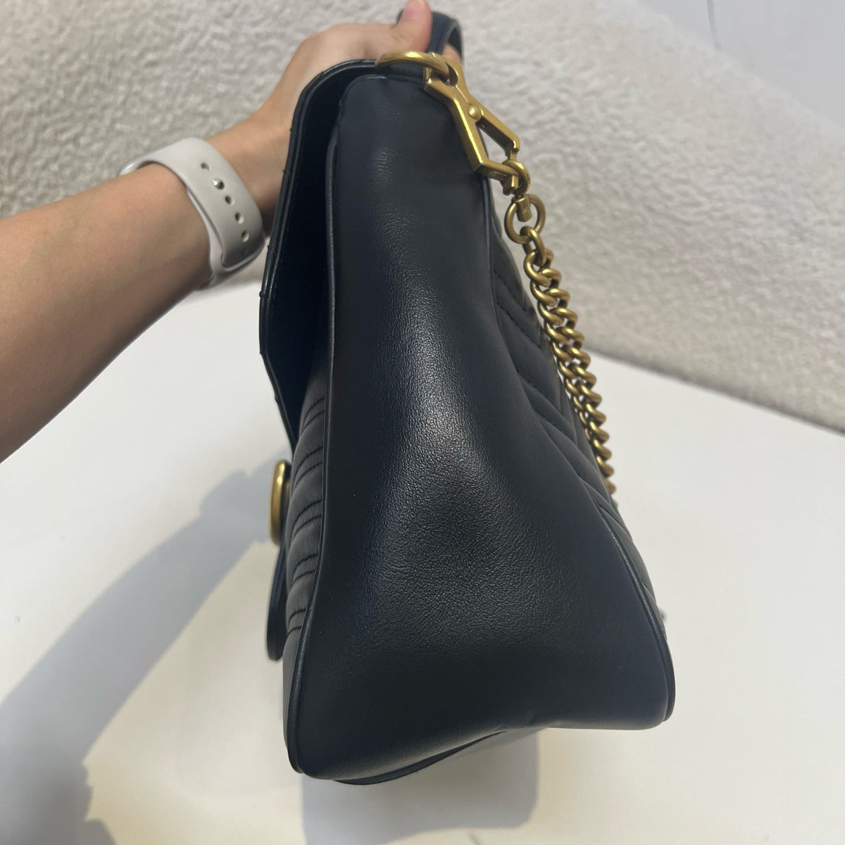 Gucci - GG Marmont - Leather - Black