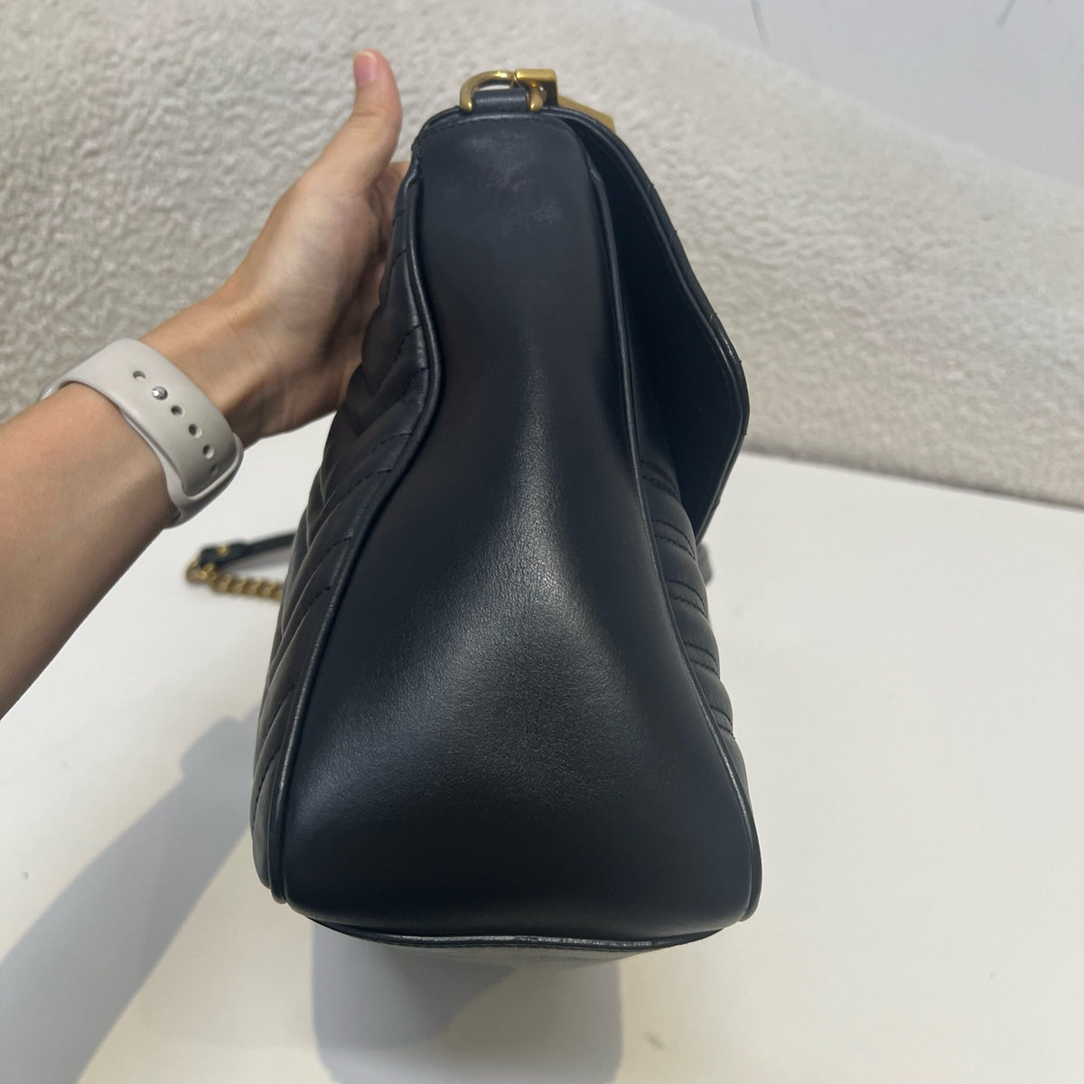 Gucci - GG Marmont - Leather - Black