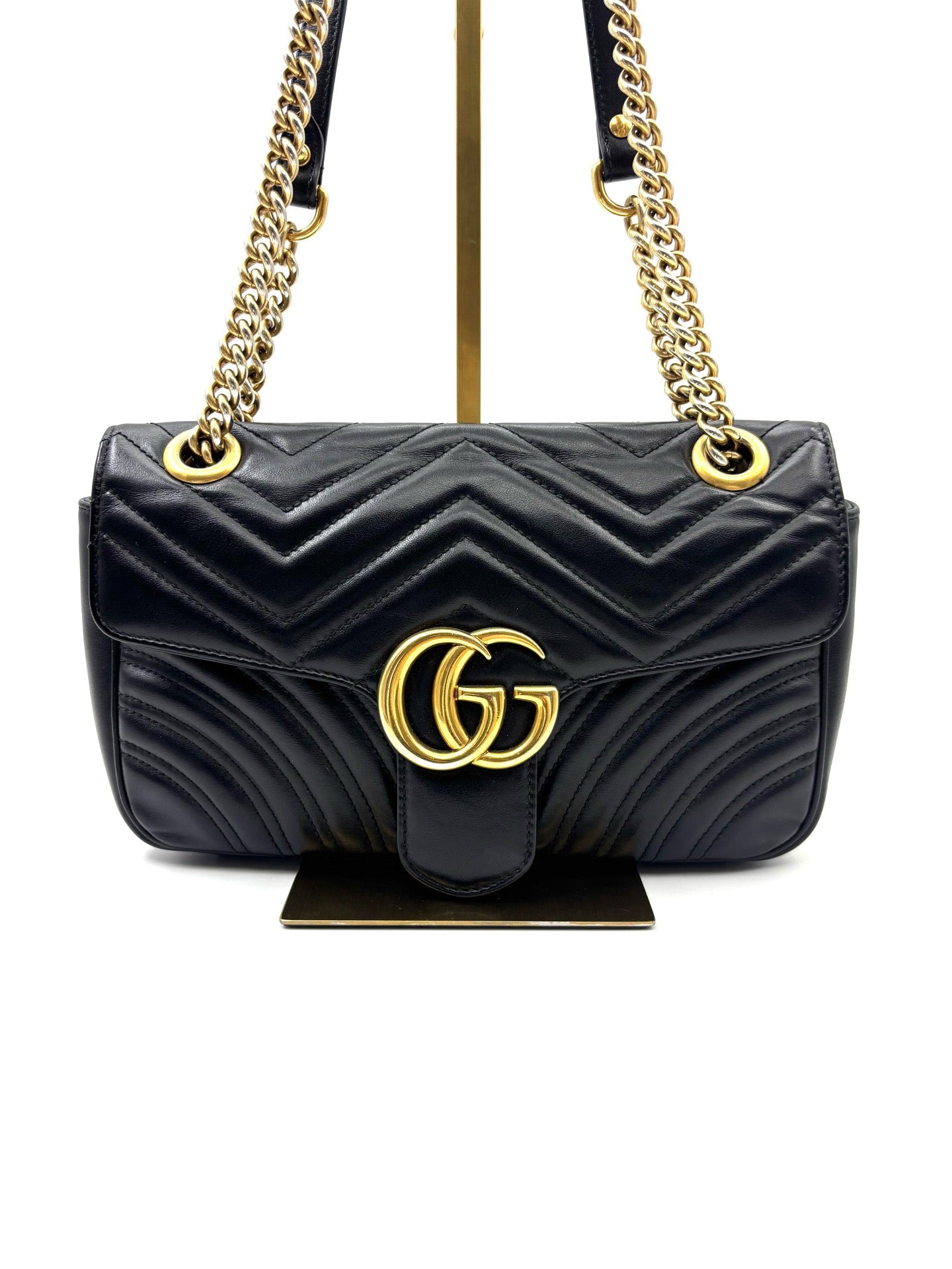 Gucci - GG Marmont - Leather - Black - (medium)