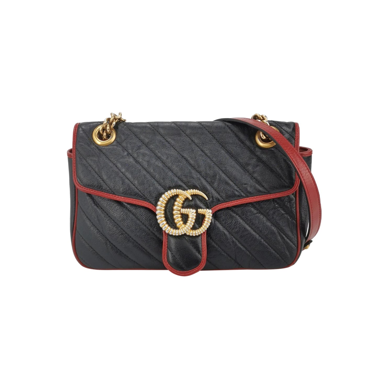 Gucci - GG Marmont - Leather - Black - (medium)