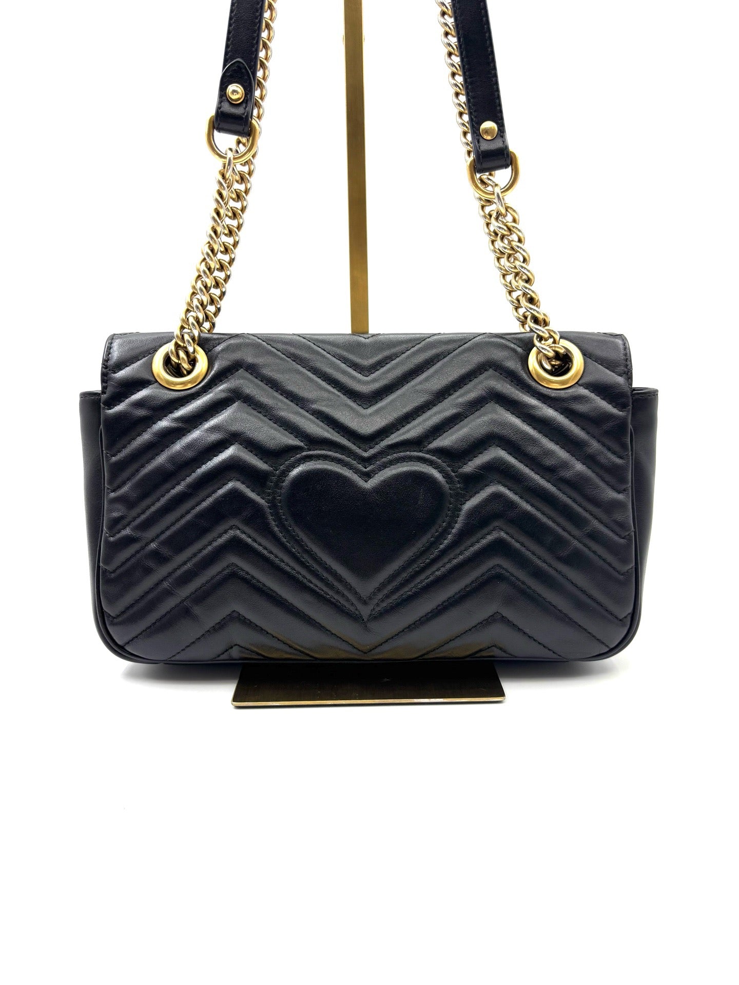 Gucci - GG Marmont - Leather - Black - (medium)