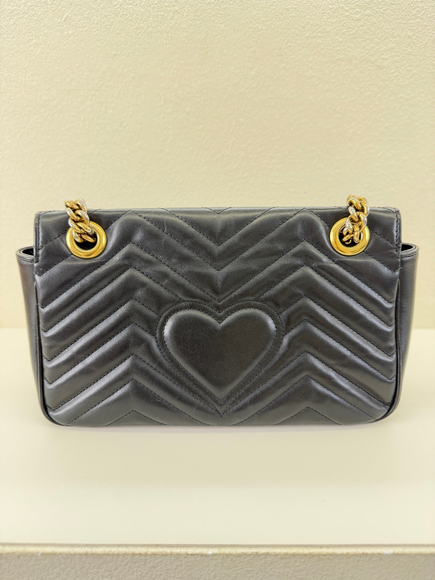Gucci - GG Marmont - Leather - Black - (medium)