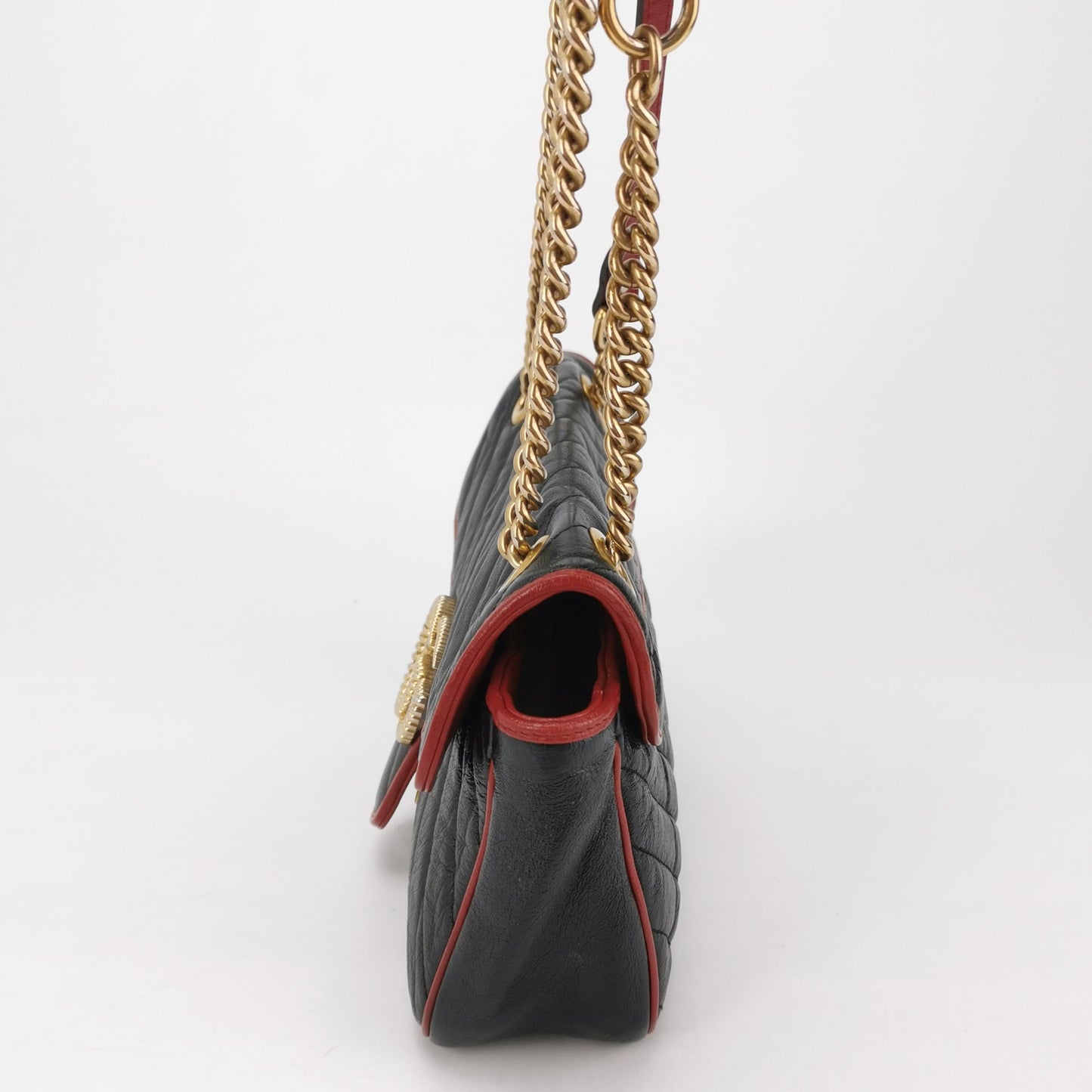 Gucci - GG Marmont - Leather - Black - (medium)