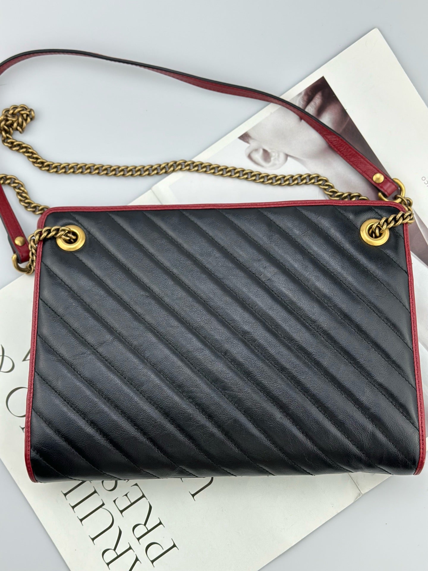 Gucci - GG Marmont - Leather - Black - (medium)