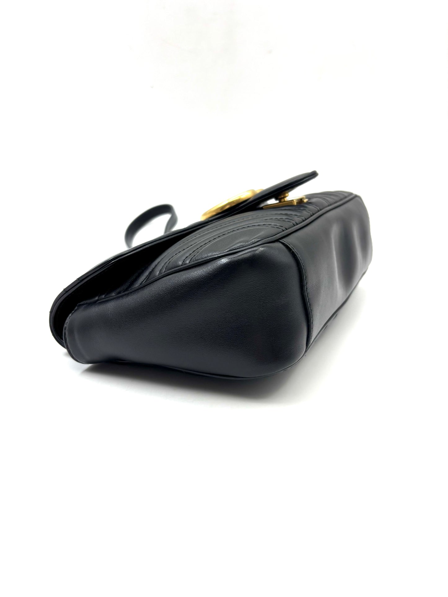 Gucci - GG Marmont - Leather - Black - (medium)
