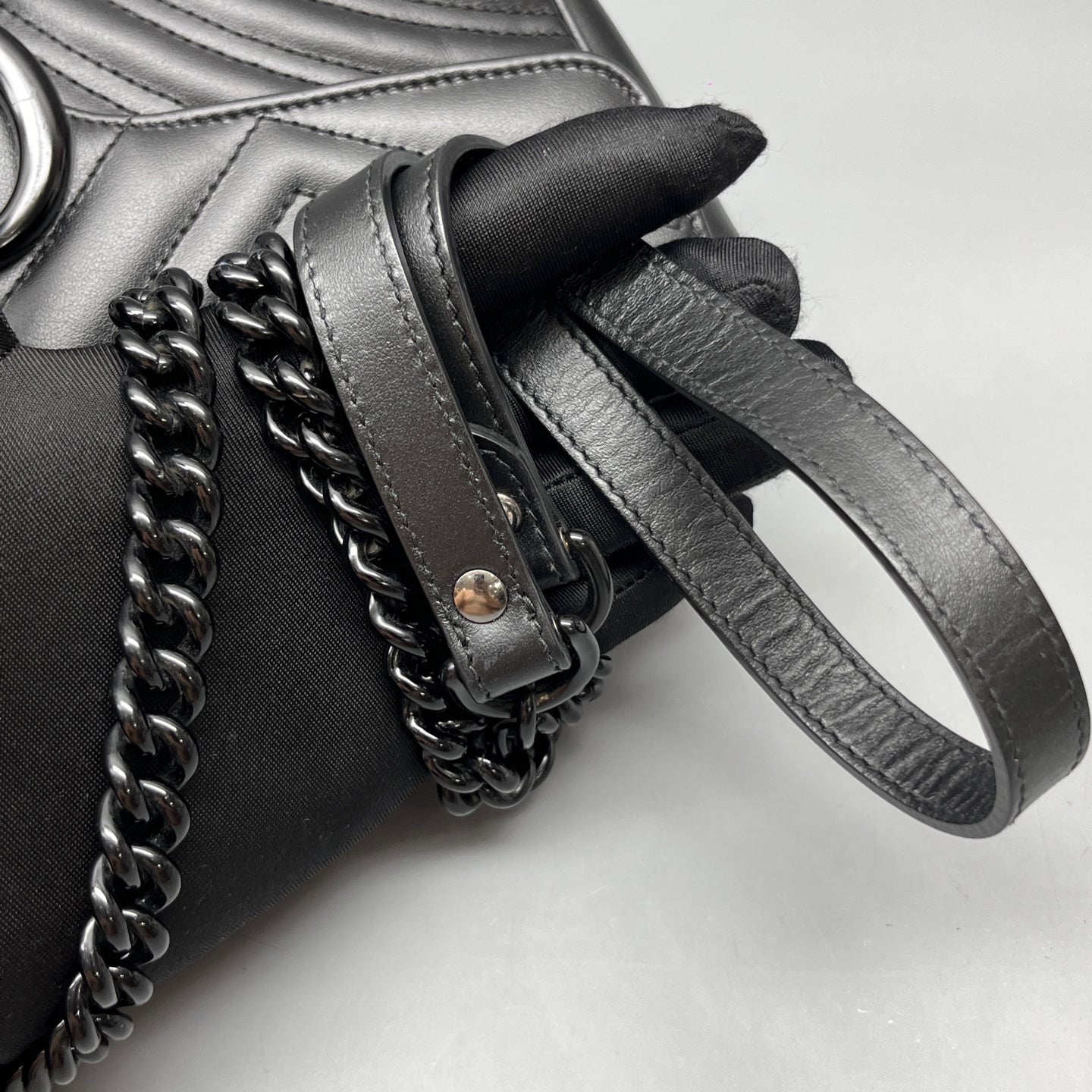 Gucci - GG Marmont - Leather - Black - (medium)