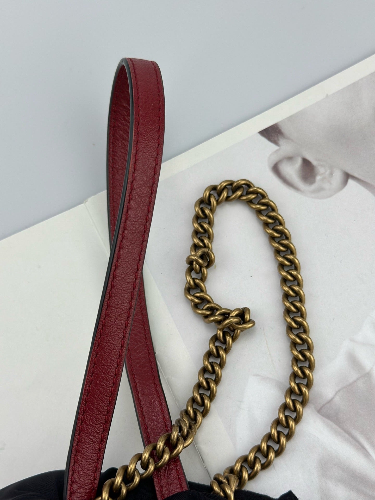 Gucci - GG Marmont - Leather - Black - (medium)