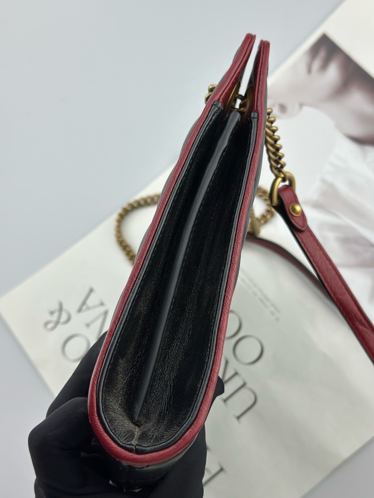 Gucci - GG Marmont - Leather - Black - (medium)