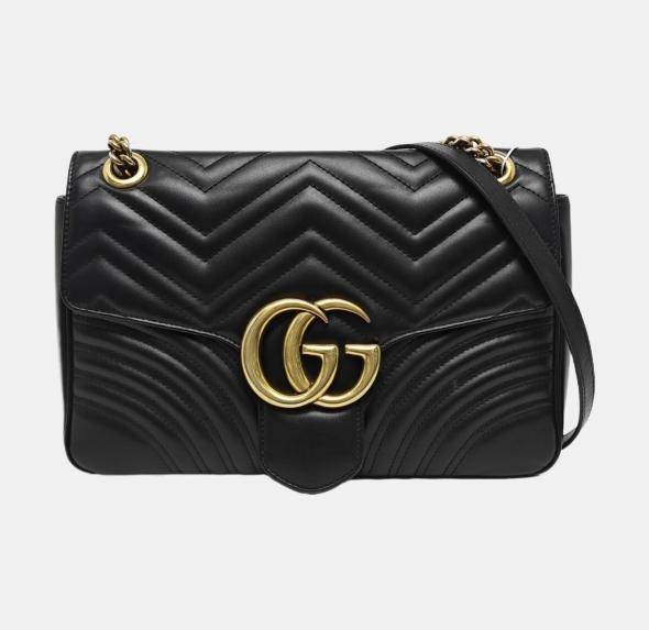 Gucci - GG Marmont - Leather - Black - (medium)