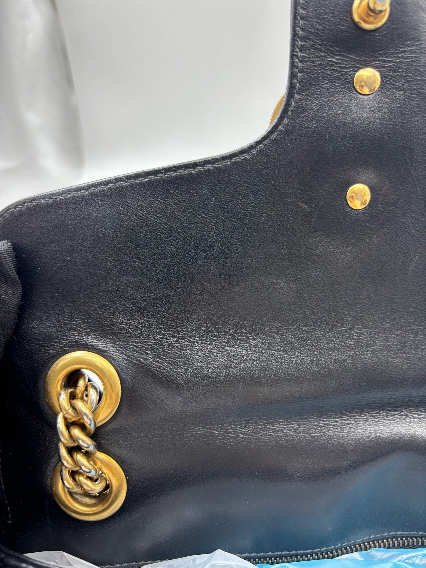 Gucci - GG Marmont - Leather - Black - (medium)