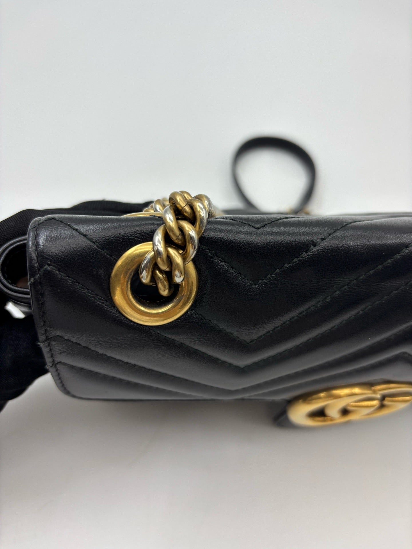 Gucci - GG Marmont - Leather - Black - (medium)