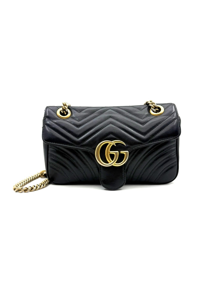 Gucci - GG Marmont - Leather - Black - (mini)