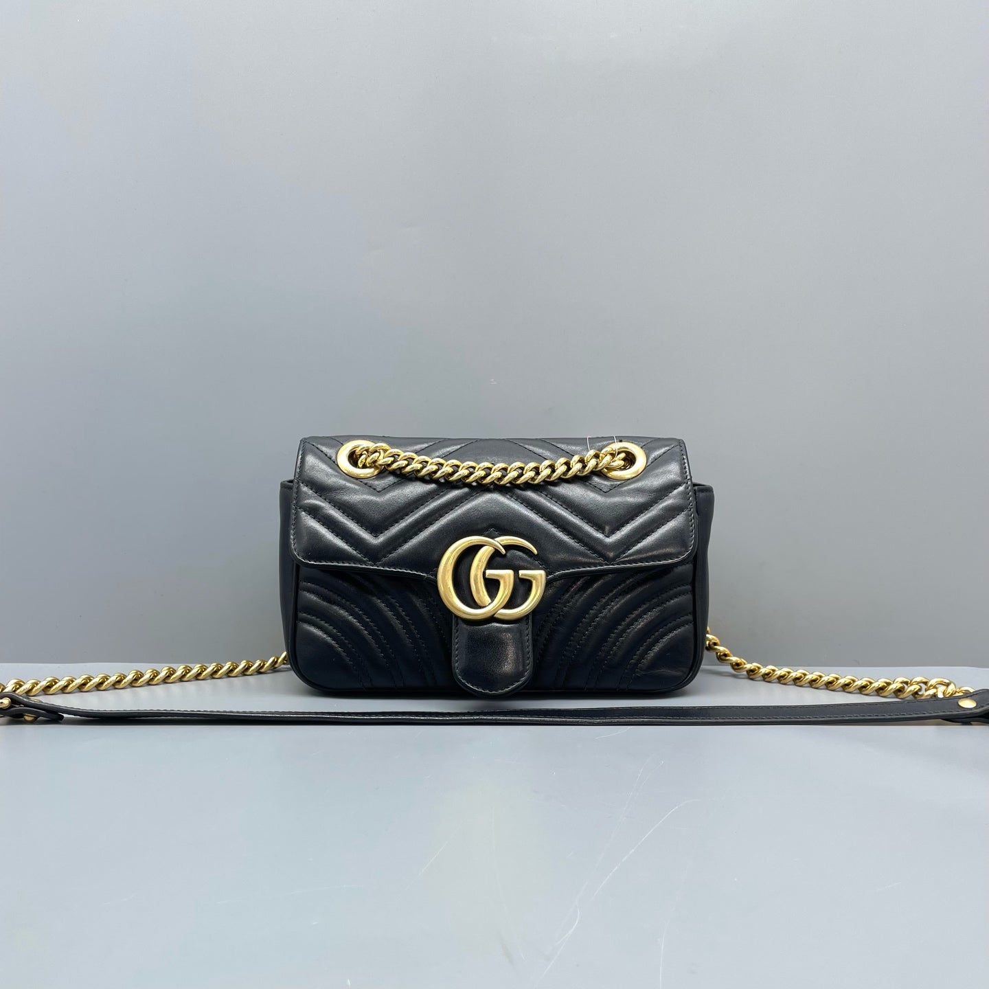 Gucci - GG Marmont - Leather - Black - (mini)