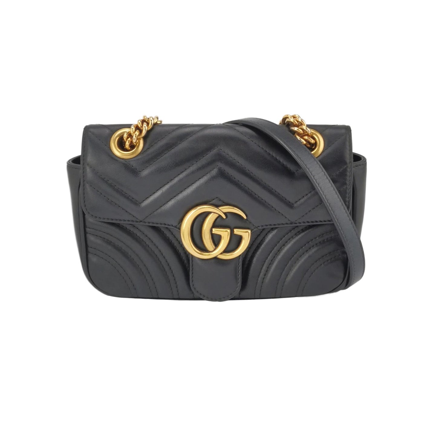 Gucci - GG Marmont - Leather - Black - (mini)