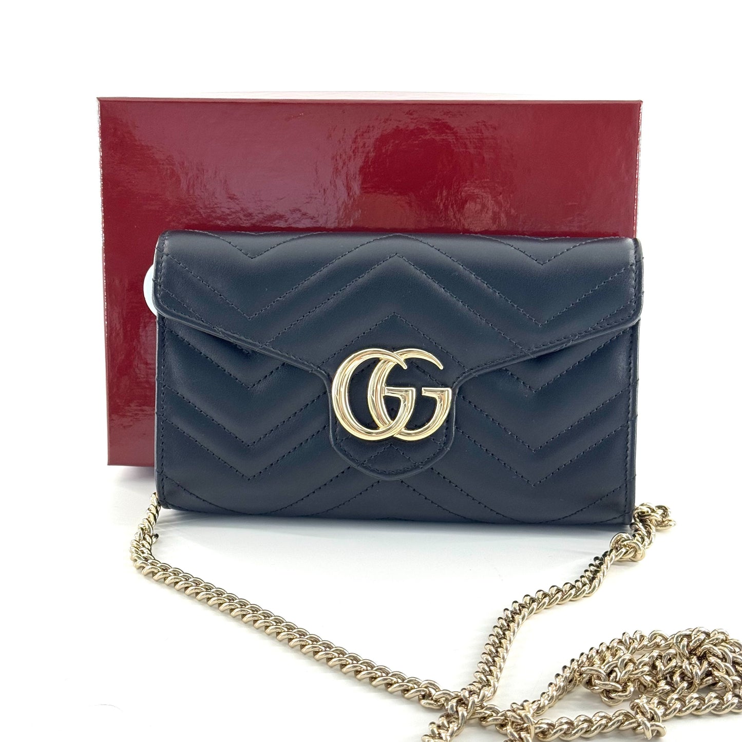 Gucci - GG Marmont - Leather - Black - (mini)