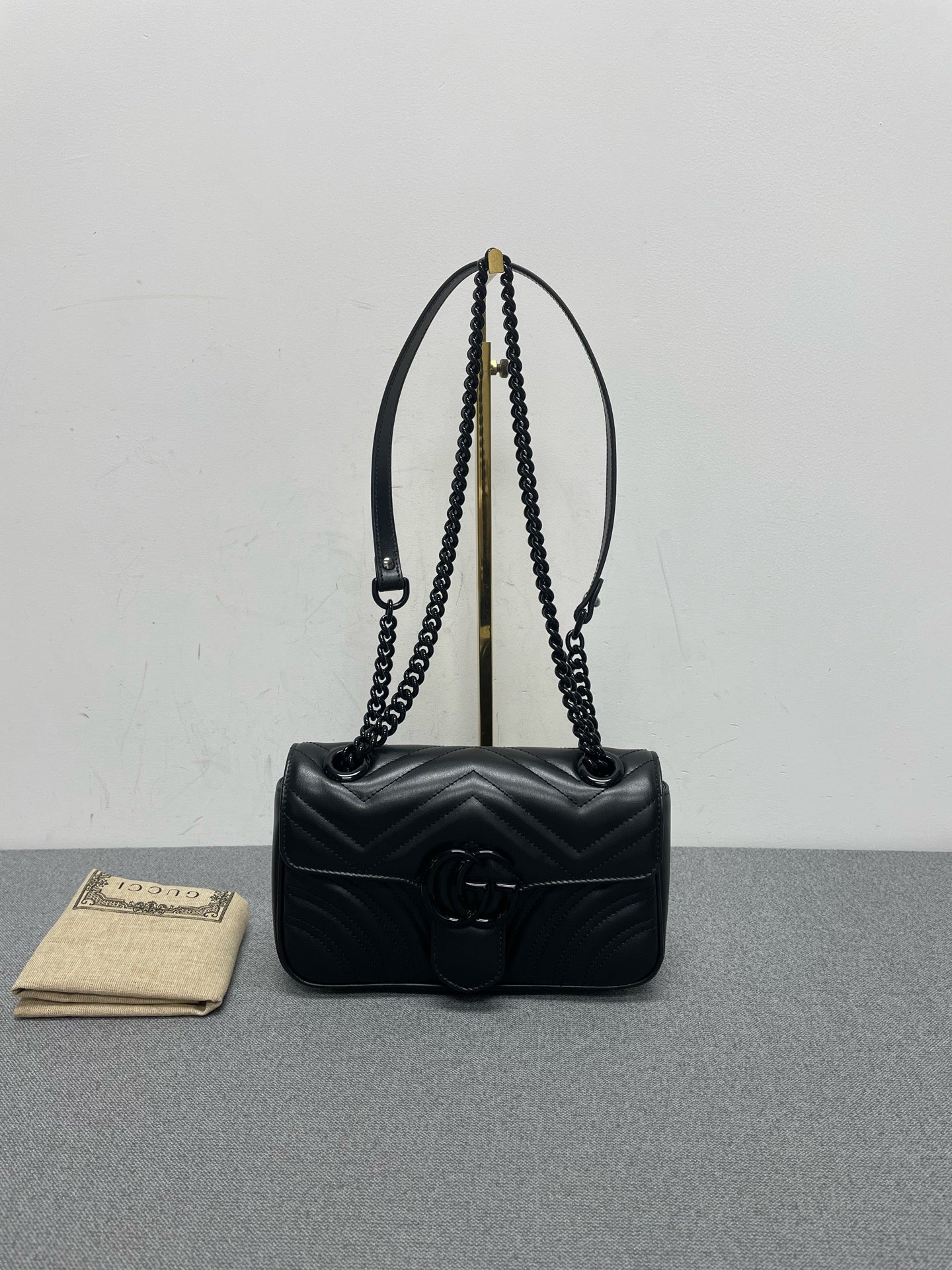 Gucci - GG Marmont - Leather - Black - (mini)
