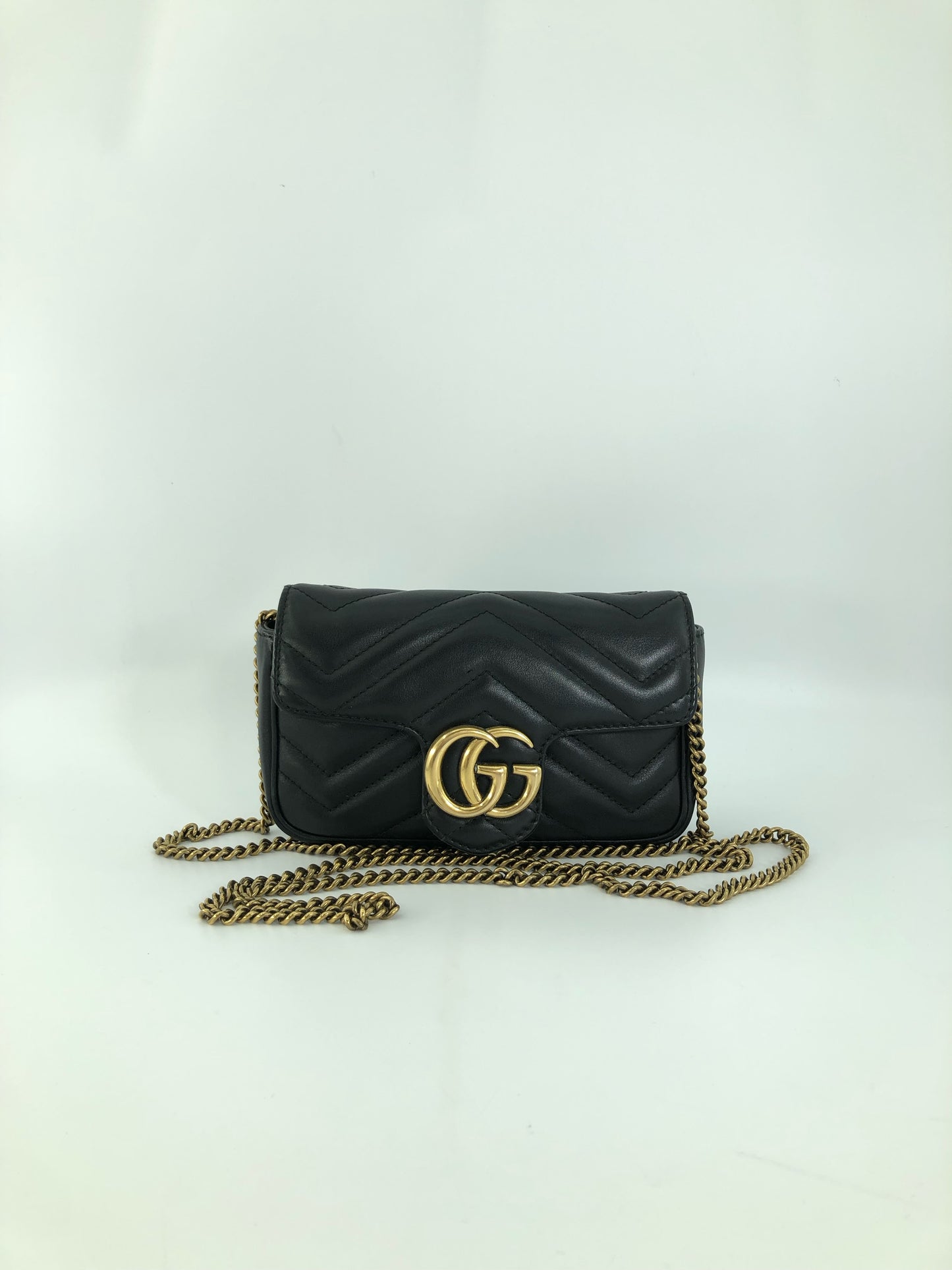 Gucci - GG Marmont - Leather - Black - (mini)