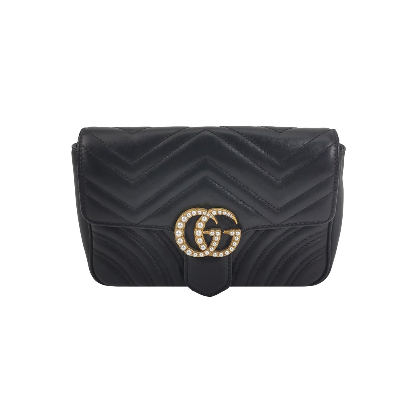Gucci - GG Marmont - Leather - Black - (mini)