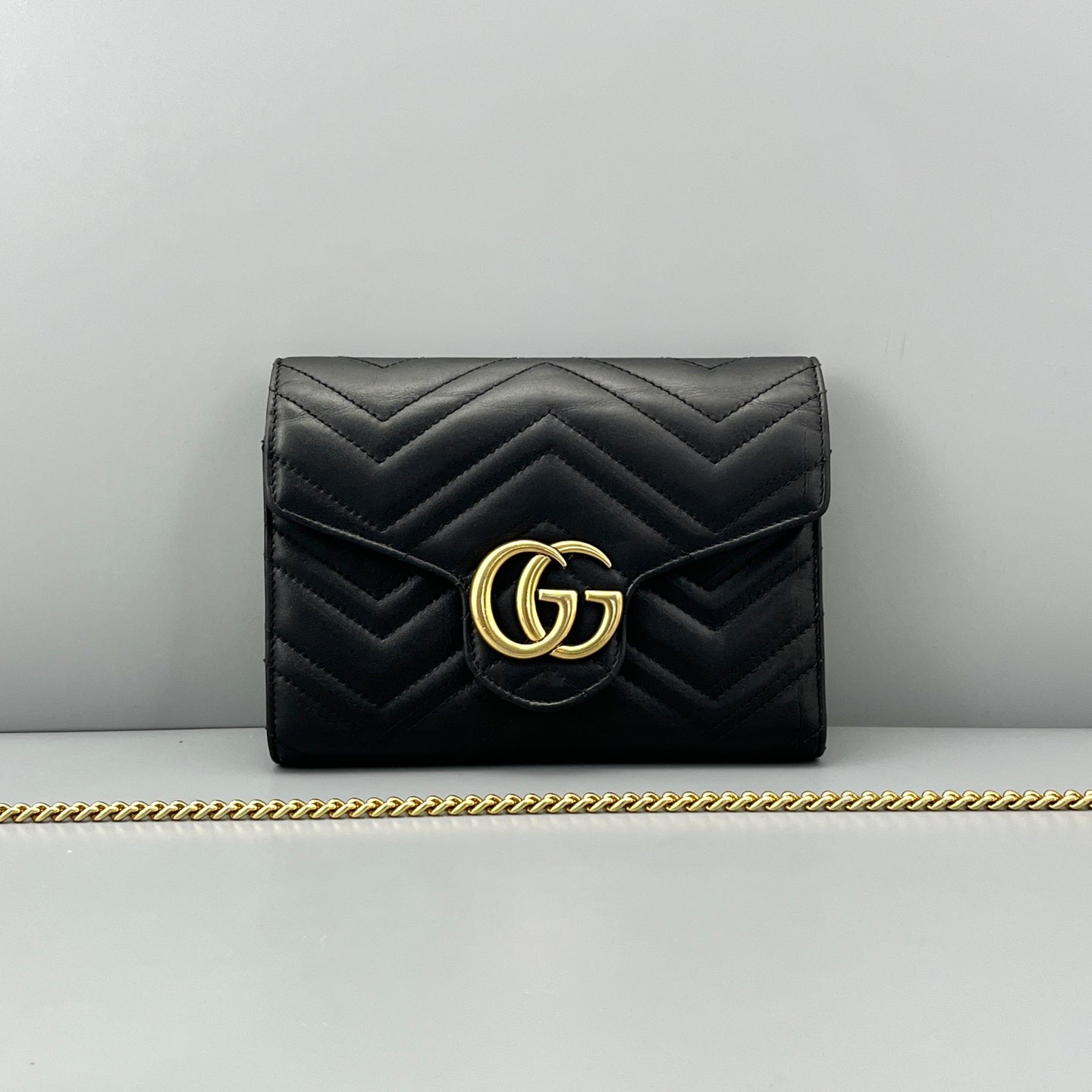 Gucci - GG Marmont - Leather - Black - (mini)