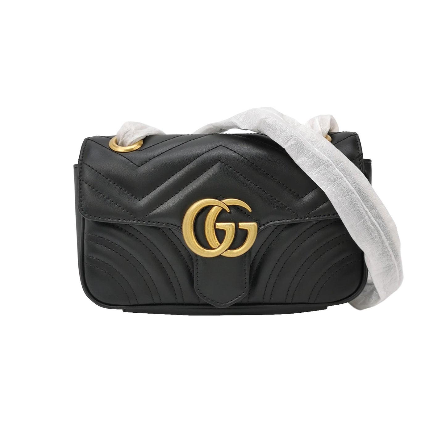 Gucci - GG Marmont - Leather - Black - (mini)