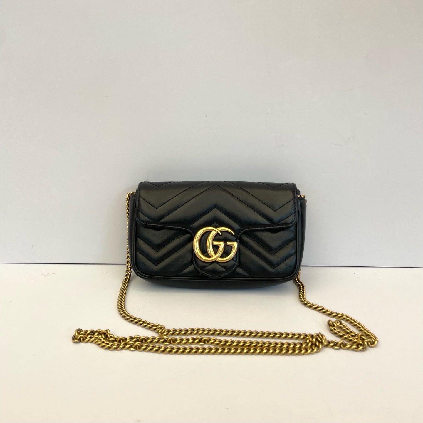 Gucci - GG Marmont - Leather - Black - (mini)