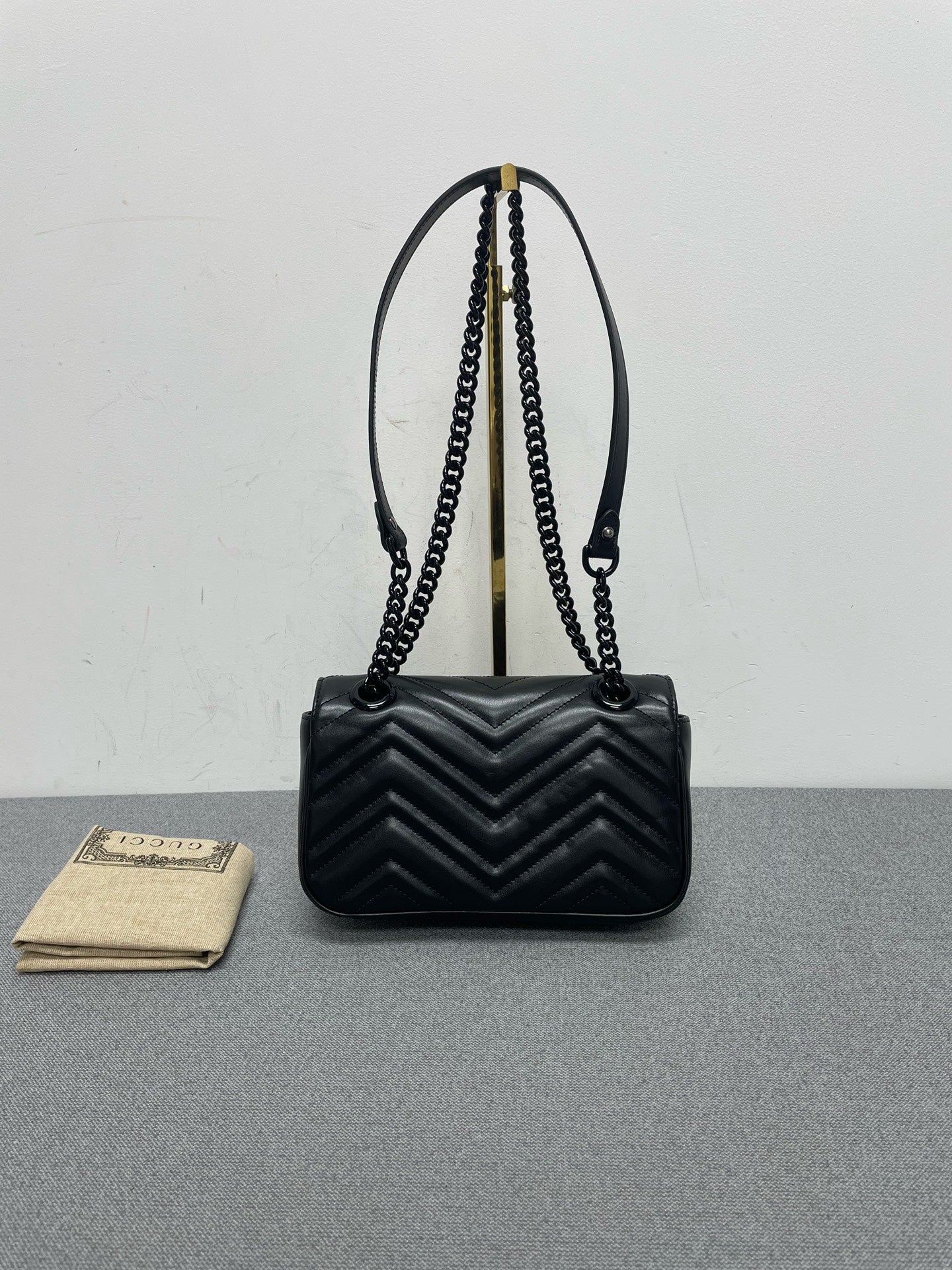 Gucci - GG Marmont - Leather - Black - (mini)
