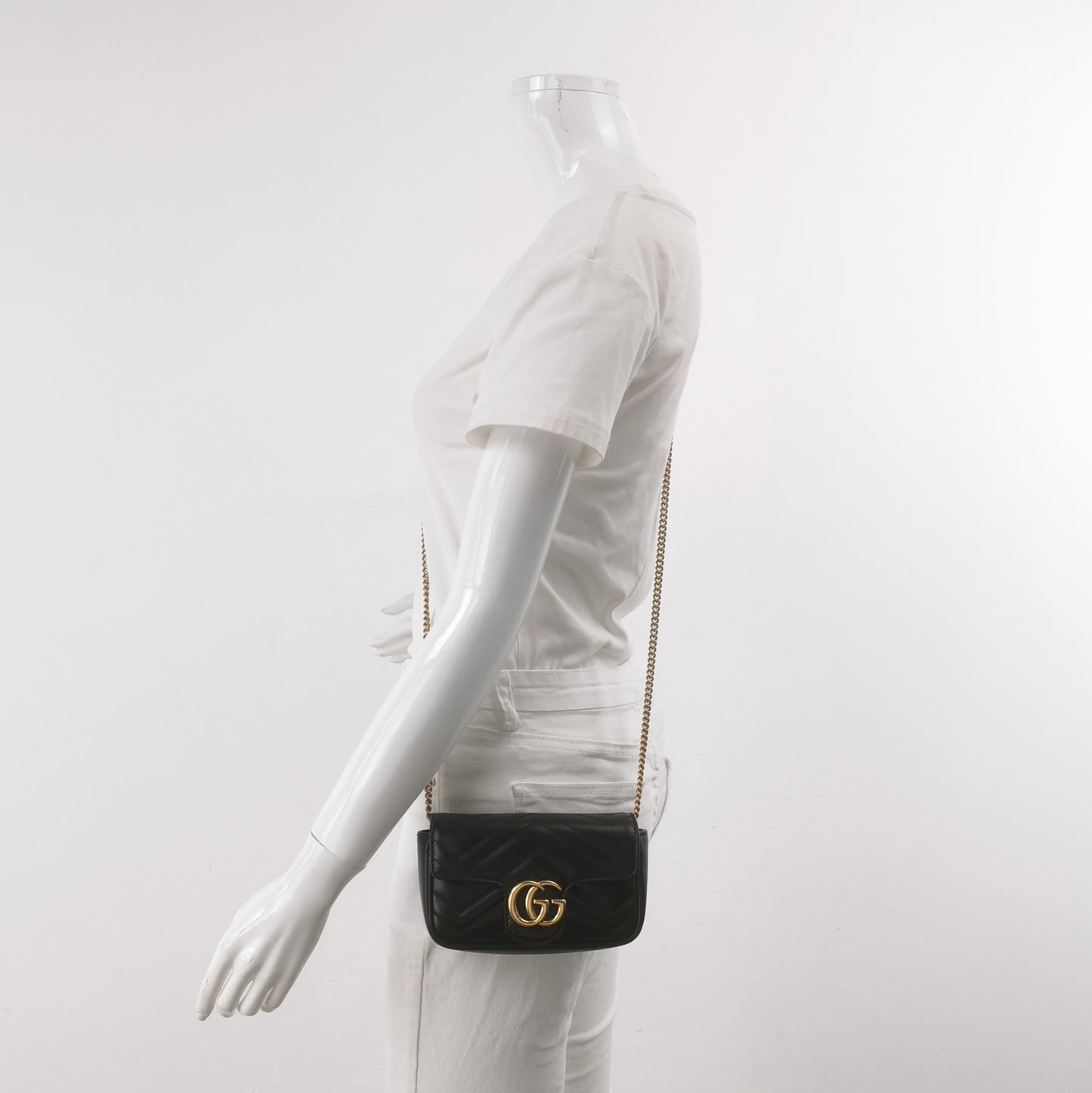 Gucci - GG Marmont - Leather - Black - (mini)
