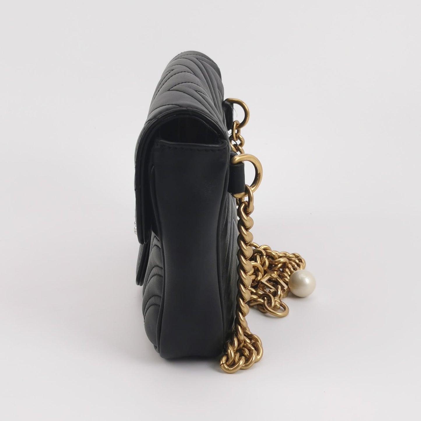 Gucci - GG Marmont - Leather - Black - (mini)