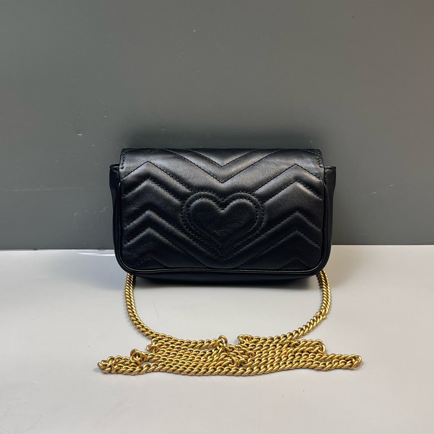 Gucci - GG Marmont - Leather - Black - (mini)
