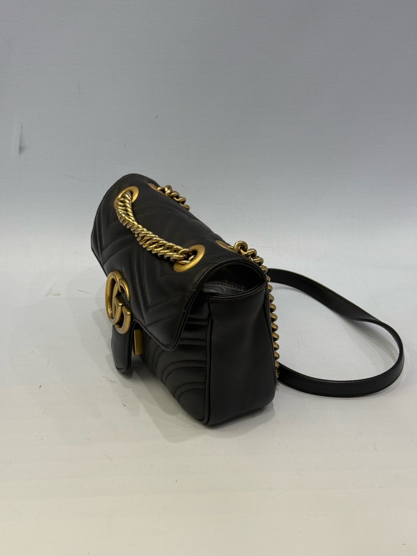 Gucci - GG Marmont - Leather - Black - (mini)