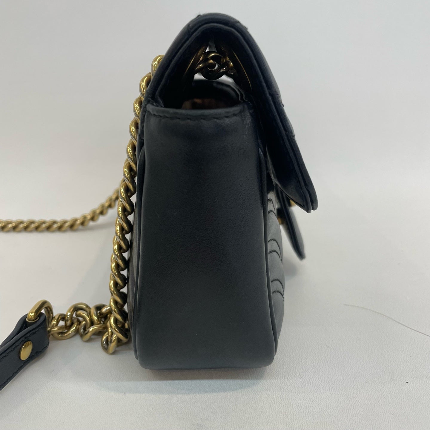 Gucci - GG Marmont - Leather - Black - (mini)