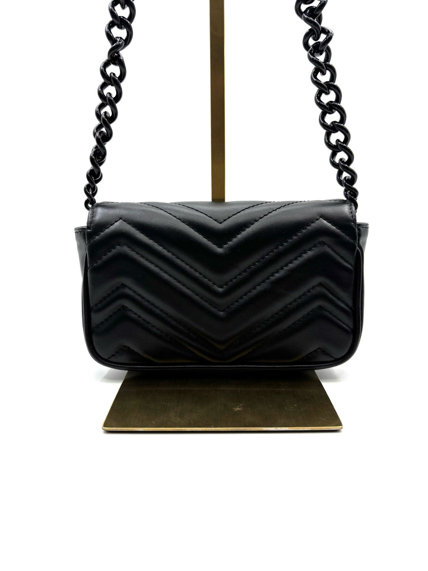 Gucci - GG Marmont - Leather - Black - (mini)