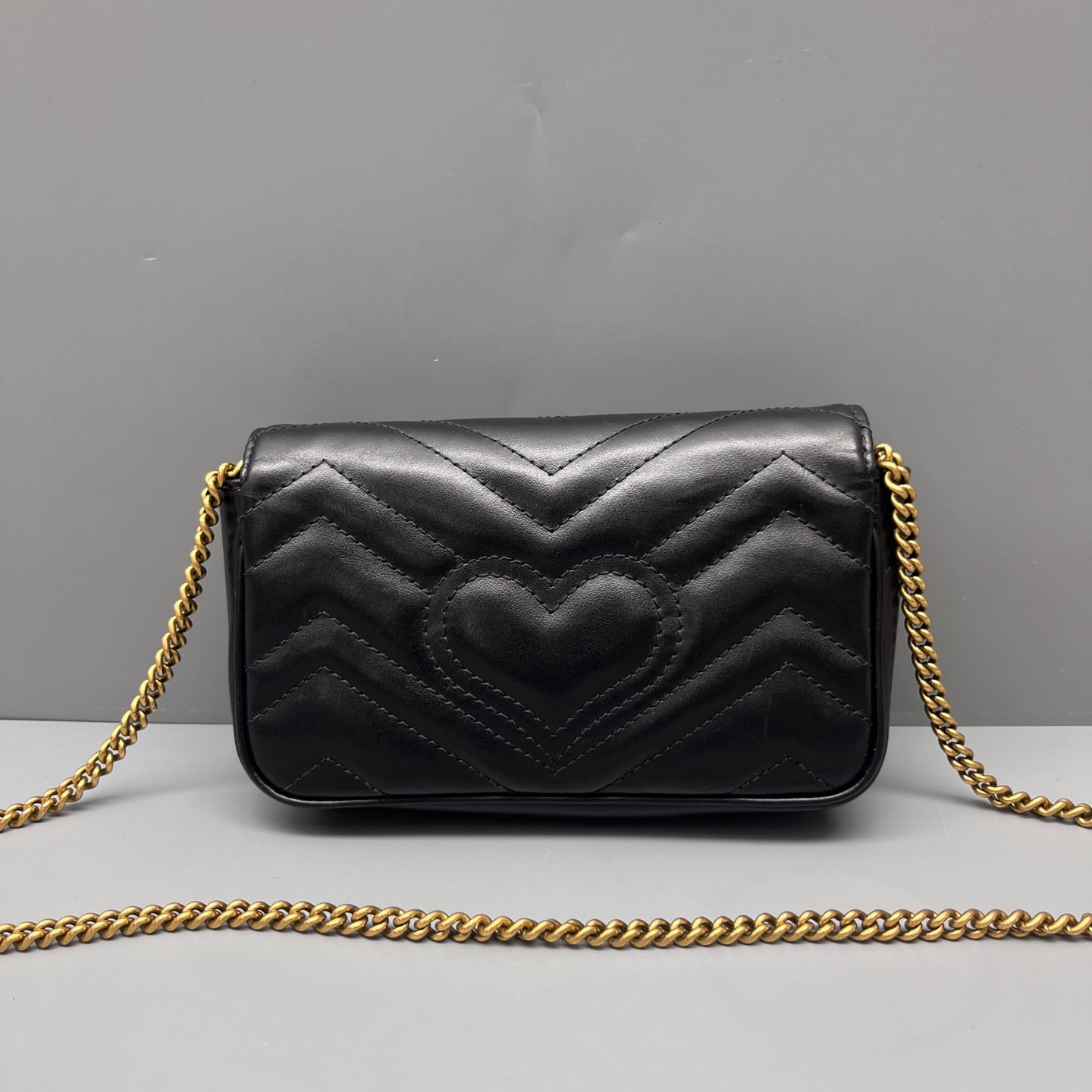 Gucci - GG Marmont - Leather - Black - (mini)