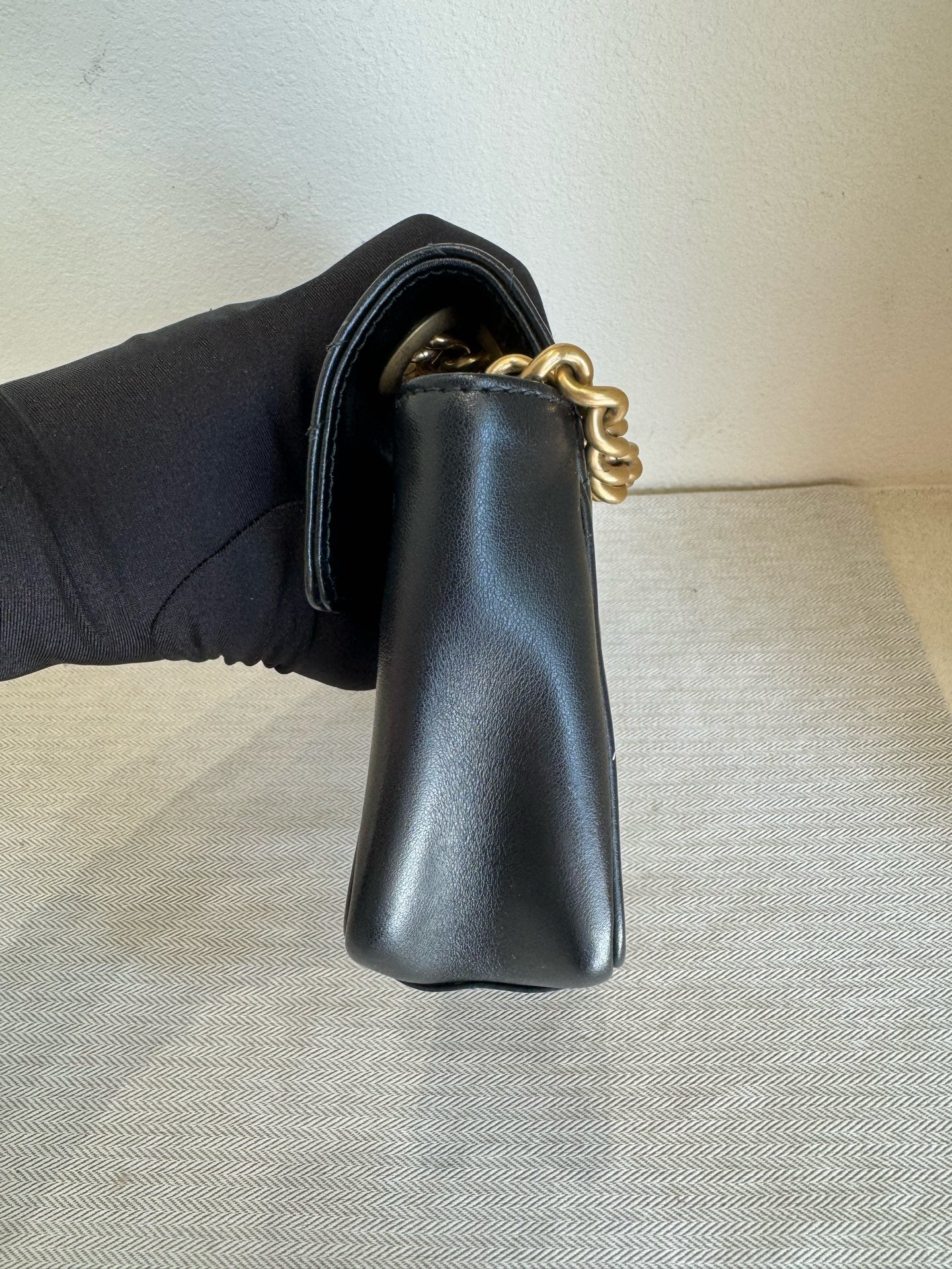 Gucci - GG Marmont - Leather - Black - (mini)