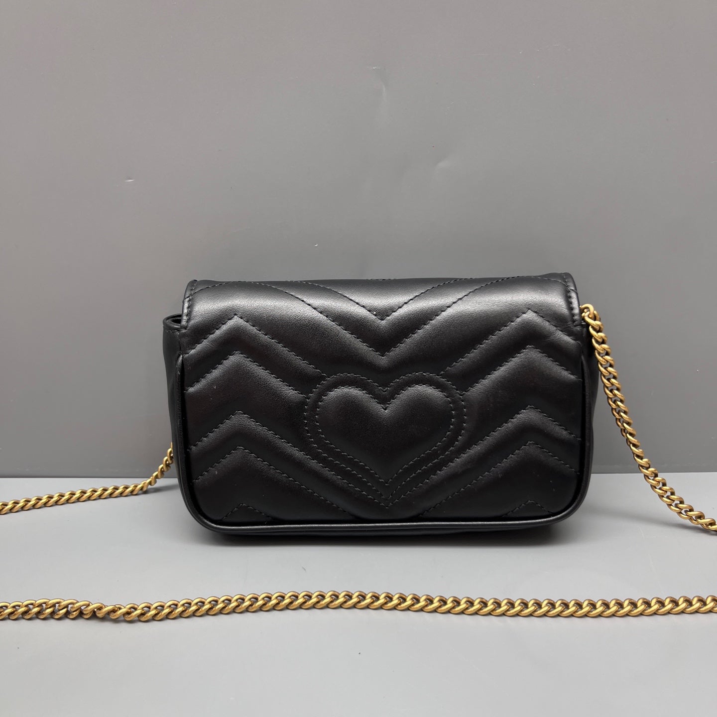 Gucci - GG Marmont - Leather - Black - (Mini)