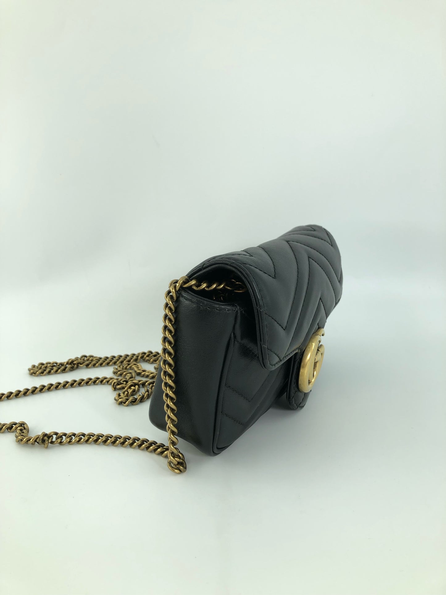 Gucci - GG Marmont - Leather - Black - (mini)