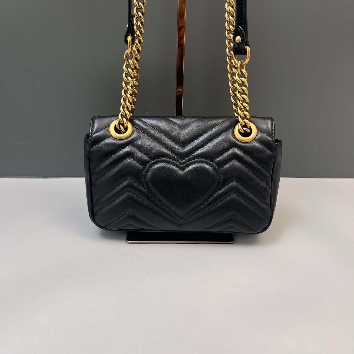 Gucci - GG Marmont - Leather - Black - (mini)