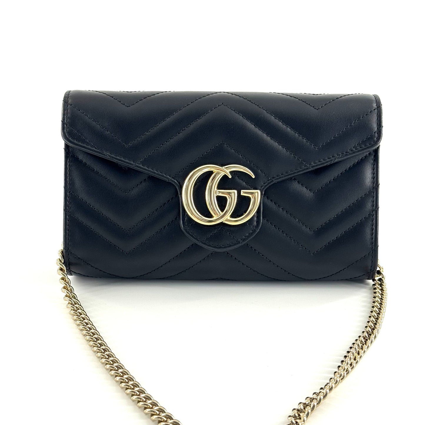 Gucci - GG Marmont - Leather - Black - (mini)